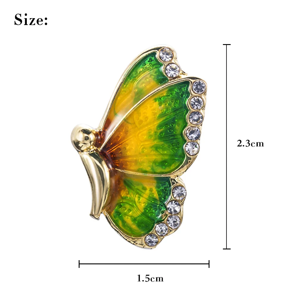 Nové Módne Ženy Motýlích Krídel Náušnice Ženské Osobnosti Drahokamu Hmyzu Náušnice Dievča Sladké Romantické Šperky 2020