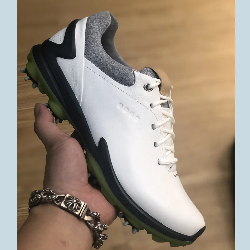 Nové Profesionálne Hrotmi Golfové Topánky Mužov Nepremokavé Golf Tenisky Vonkajšie Biele pravej Kože Walkng Footwears pre Golfistov