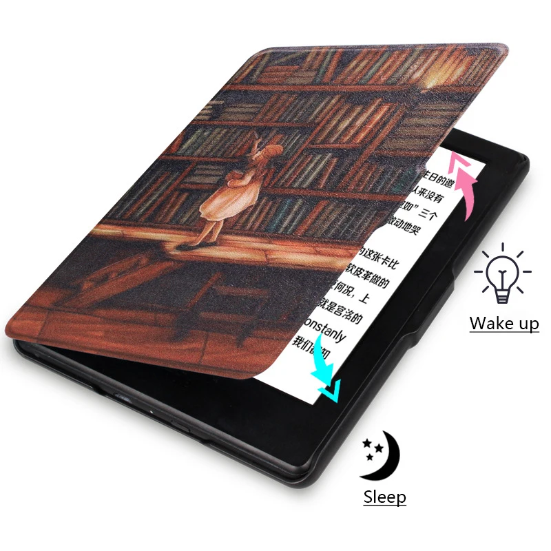 Nové puzdro Pre Amazon Kindle 2016 8. Generácie Ultra Slim Tenké Magnetické Shell Kožený Kryt SY69JL 8 Auto Spánku Prebudiť