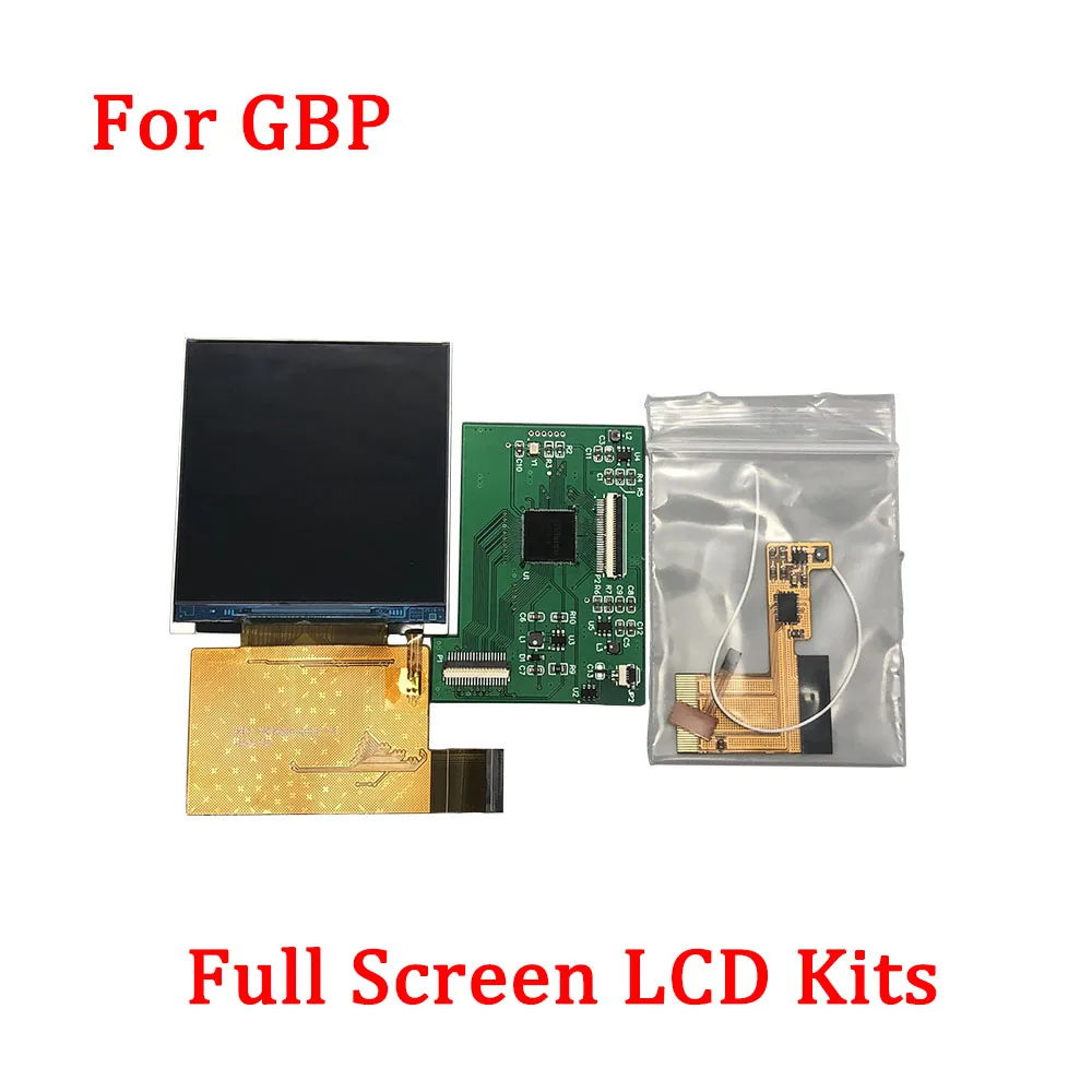 Nové Úplné Podsvietenie Displeja LCD Súpravy pre GBP Pôvodnej Veľkosti Obrazovky LCD Súpravy pre GameBoy Vreckové Herné Konzoly Vysokú svetelnú LCD Súpravy
