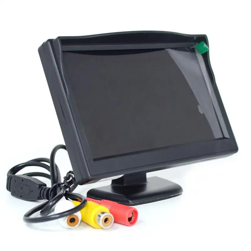 Nový 5 Palca TFT LCD Auto Monitor Auto Spätné sledovanie Bezpečnosti Zálohu Parkovanie Spätné Kamery pre Vozidla