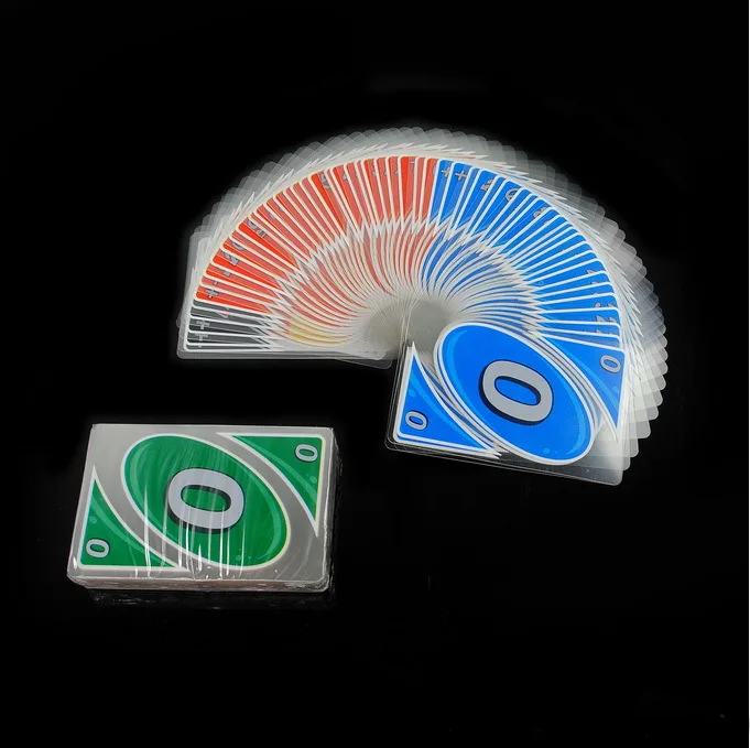 Nový Crystal úplne vodotesný a tlaku odolné plastové PVC hracie karty, Doskové hry, kartové 108 kariet/set s box
