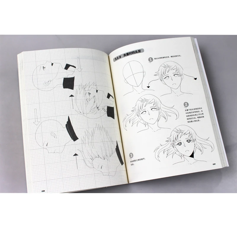 Nový Šéf Manga Book Účes Anime Špeciálne Monstruo De Maľovanky Nula Základné Učiť Na Kreslenie Comicsov Návod Na Kreslenie Libros