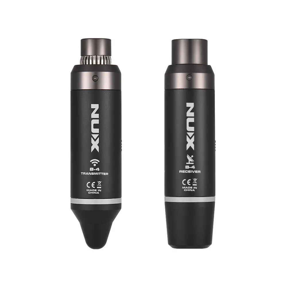 NUX B-4 2.4 G Bezdrôtový Mikrofón Mic Vysielač, Prijímač pre Fotoaparát Amp Audio Rozhranie Prenosovej 6 Channels XLR Pripojenie