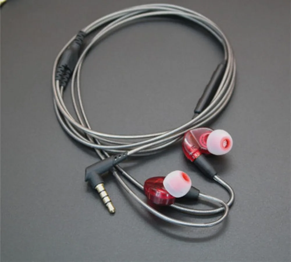 Náhradné Upgrade Audio Kábel Kábel Súlade s Mic pre Shure SE 215 425 535 846 Logitech UE900 Slúchadlá Slúchadlá Slúchadlá
