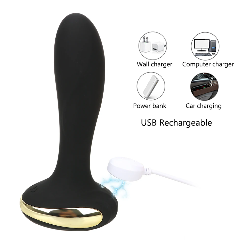 OLO 10 Režim Zadok Plug Análny napríklad vibrato sexuálnu hračku pre Mužov Prostaty Masér Dospelých Hračka Silikónové r Análny Plug