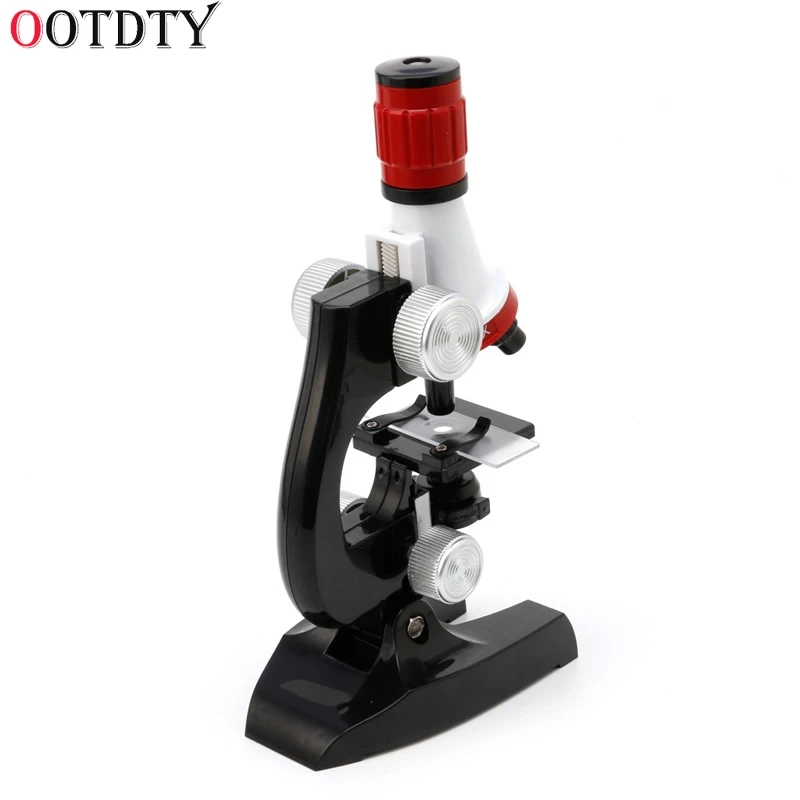OOTDTY Dizajn Mikroskopom 100X 400X 1200X Osvetlené Monokulárne Biologický Mikroskop pre Deti Vzdelávania Hračka Nástroj Nové