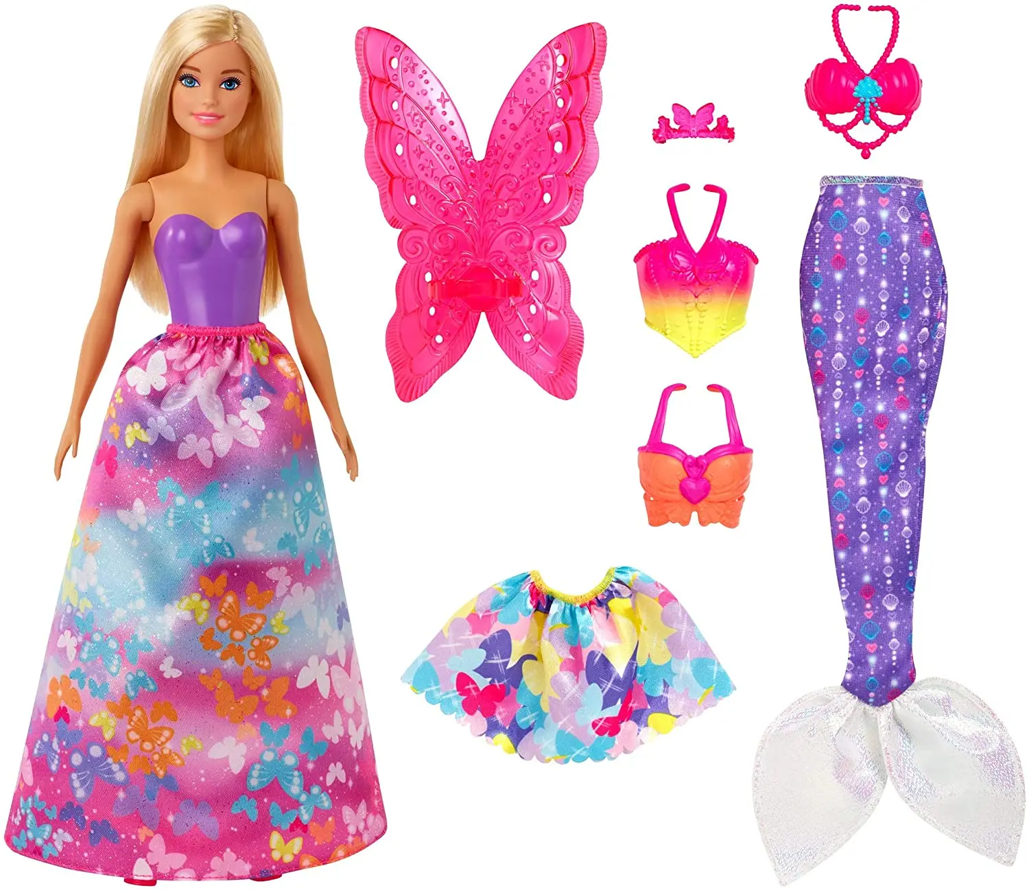 Originálne Bábiky Barbie Dreamtopia Bábiky, Hračky pre Dievčatá Morská víla Barbie Oblečenie Dlho Bábika Vlasy Detská Hračka pre Deti, Darček k Narodeninám