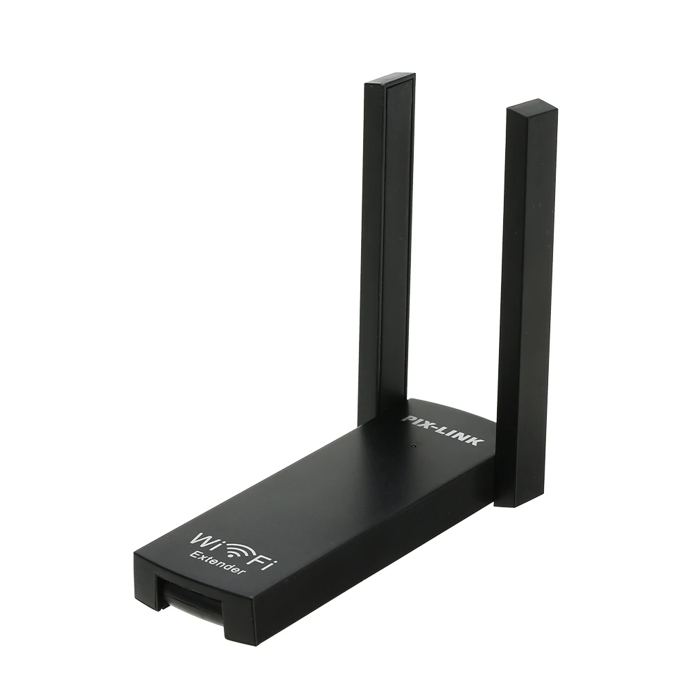 PIX-LINK USB Wi-Fi predlžovač Dosahu Bezdrôtovej Wifi Opakovač Dual Antény WiFi Signálu Zosilňovač, Booster Reapter 300Mbps 802.11 b/g/n