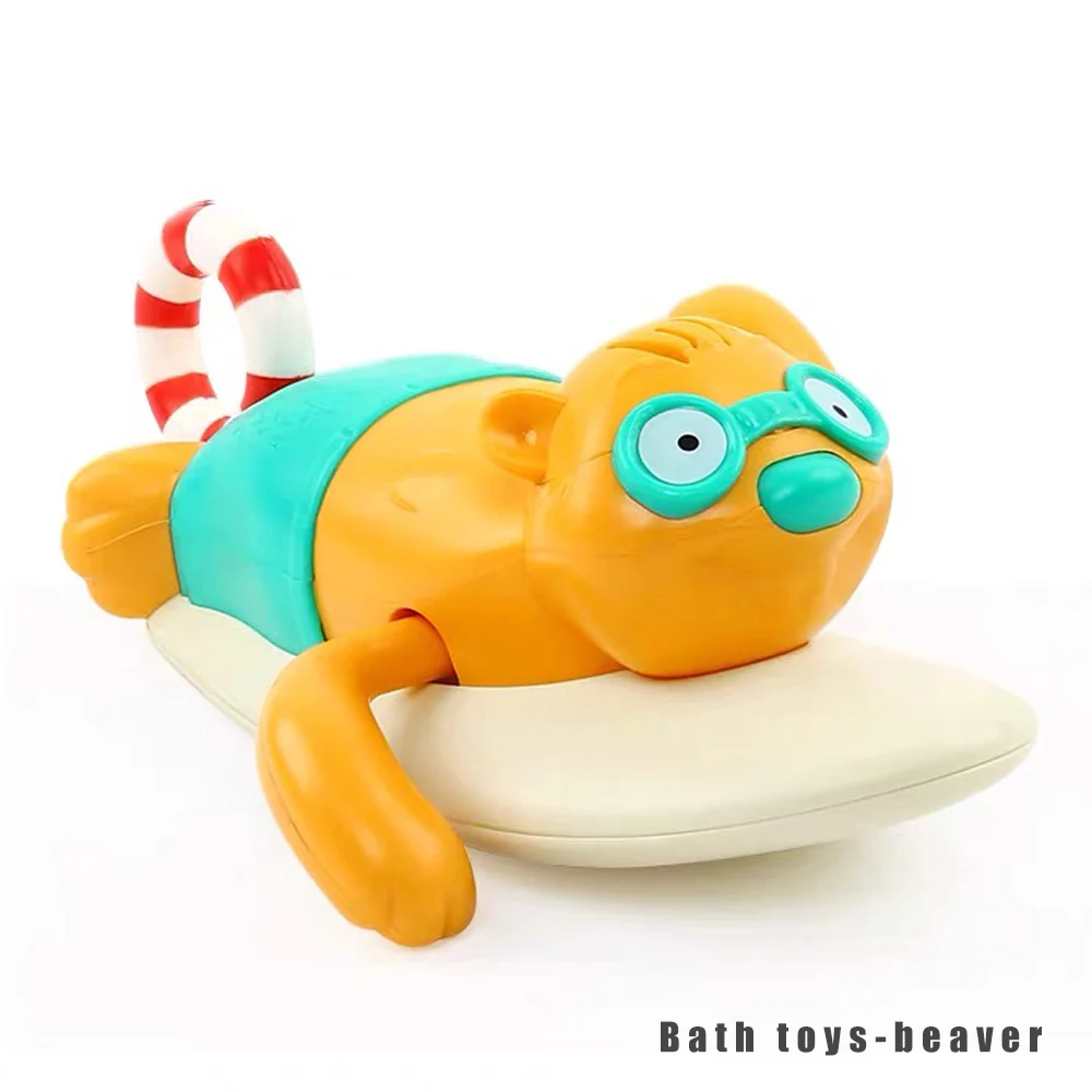 Plávanie Korytnačky Plávajúce vaňa hračky bobra vodného sprcha Hračky deti strany plávať bazén 1 - 2 kusy letné