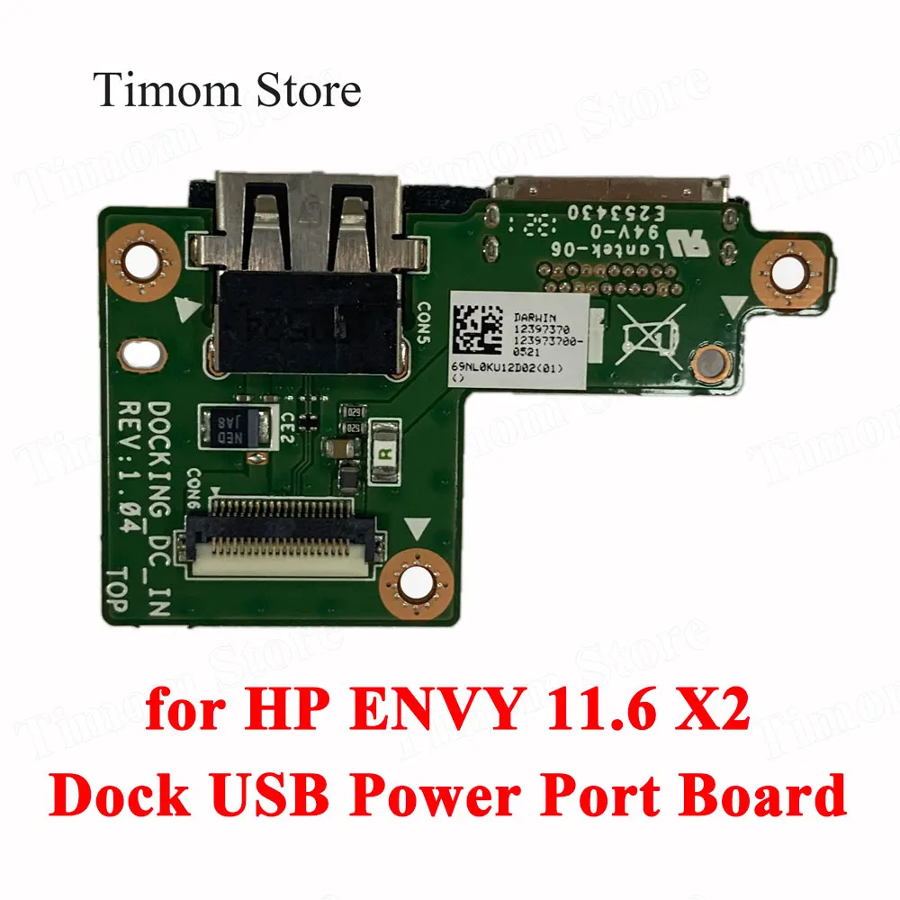 Pre HP ENVY 11.6 X2 Dock USB, Napájací Port Rada Originálne PN 704487-001 9C-NL0KC1010 DOKOVACEJ USB/VÝKON BD Suroviny 69NL0KU12D02