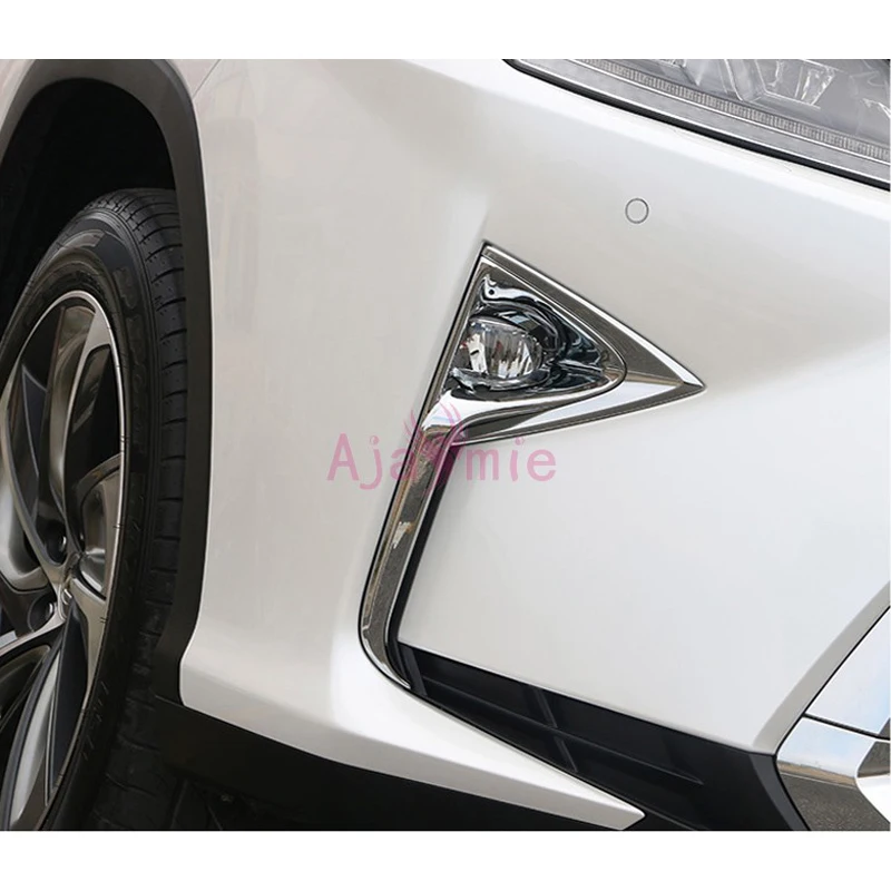 Pre Lexus RX 450h 350 270 2016 2017 2018 Predné Hmlové Svietidlo Kryt Svetla Výbava Foglight Portector Panel Chrome Auto Príslušenstvo