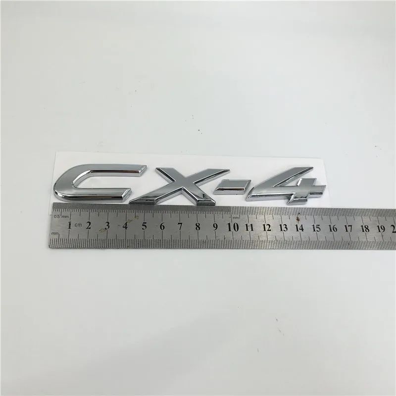 Pre Mazda CX4 CX5 CX-4 CX-5 Chrome Znak Zadný Kufor Číslo Listu Logo Odznak Štítku