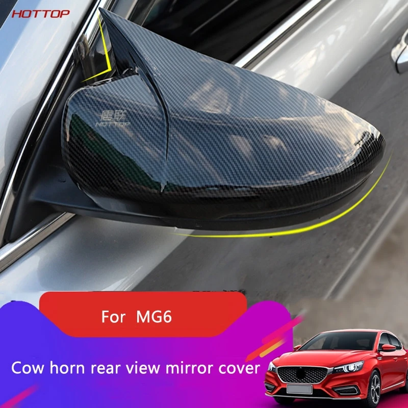 Pre MG6 2017 2018 2019 2020 Spätné Zrkadlo Pokrytie (Carbon Fiber Krava Horn Celý Balík Spätných Zrkadiel Rám protizrážkové