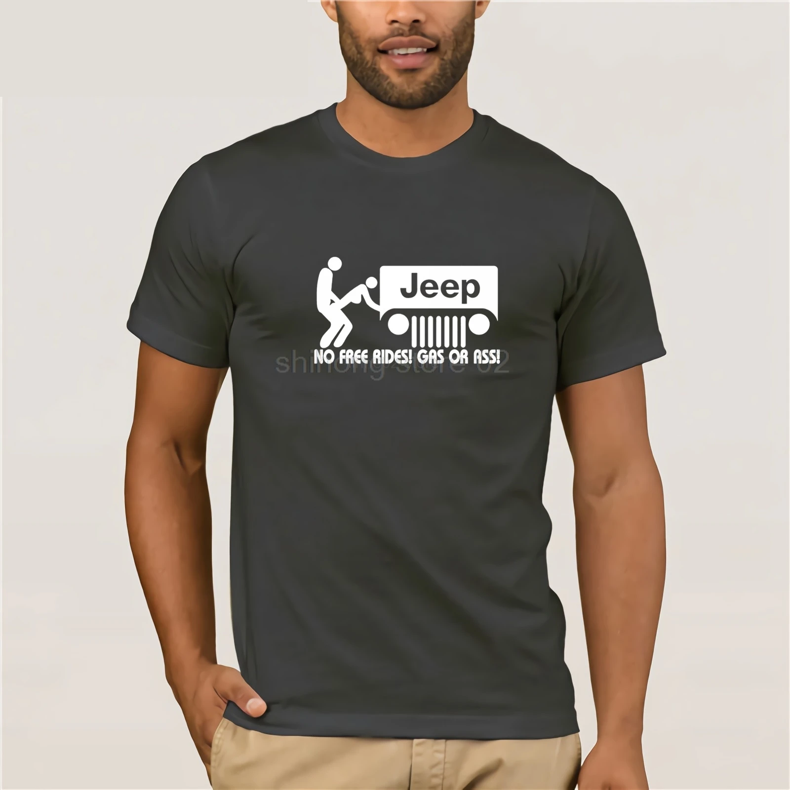Pre Mužov Džípy Auto Tričko okolo Krku Bežné Tee Tričko 3d Tlač T-Shirt Hot Predaj Thinkno T Tričko