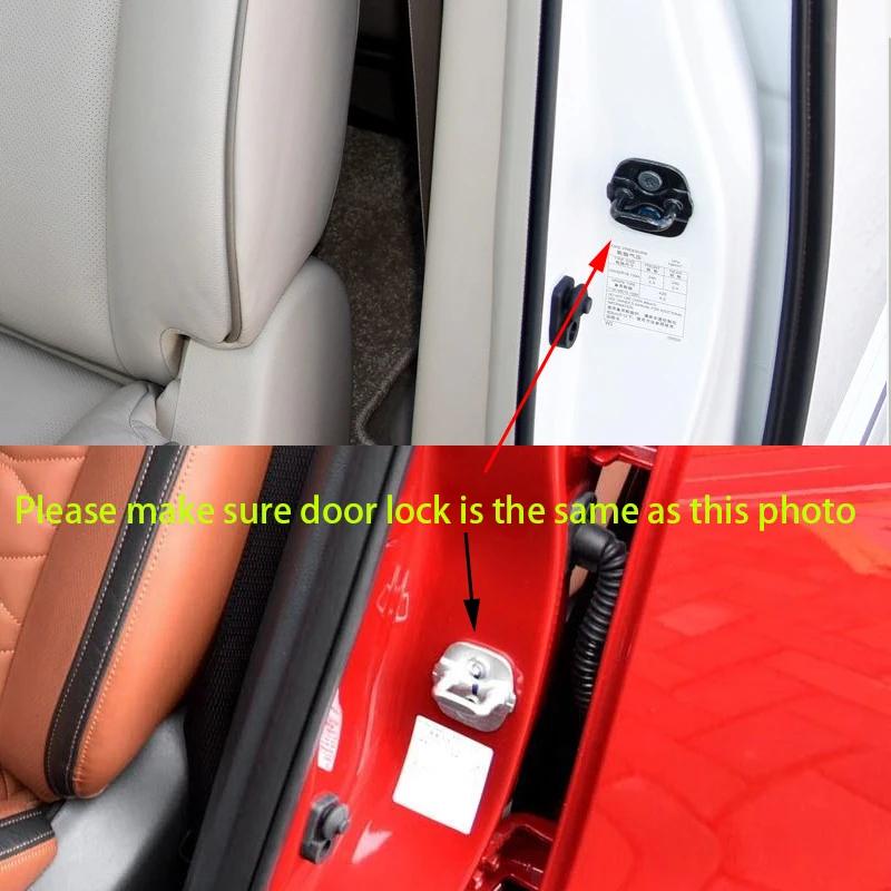 Pre nissan Versa sendan hatchback poznámka Rogue 2007-19 auto-styling Nehrdzavejúcej Ocele Dvere Zámok Pracky Ochranný Kryt, Vysoká kvalita