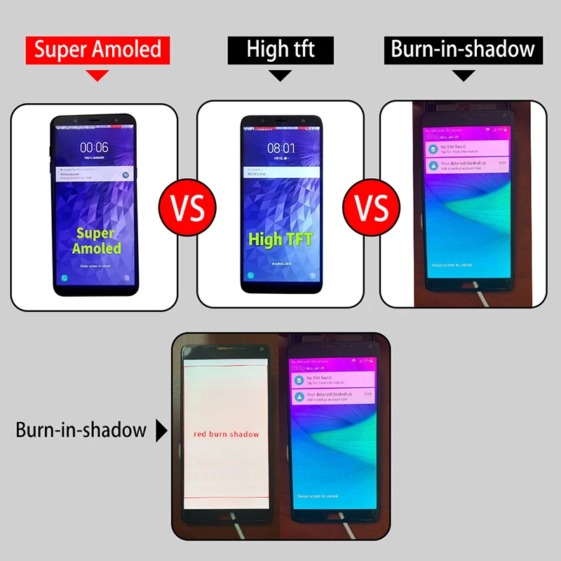 Pre SAMSUNG Galaxy S3 S4 S5 LCD Displej Na Galaxy S6 Galaxy S7 LCD Digitalizátorom. Montáž Opravy Dielov S Napáliť Tieň