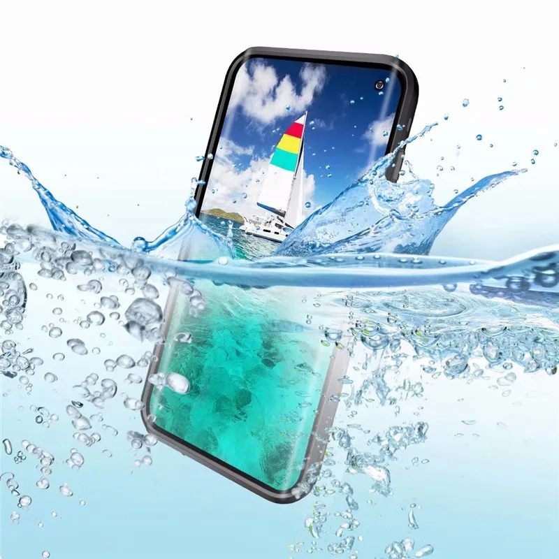 Pre Samsung S10Plus Vodotesné puzdro Zapečatené Chrániť IP68 Potápanie Kryt pre Samsung S10 Plávanie pod vodou Anti-knock Fundas