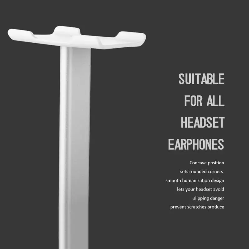 Pre slúchadlá, Stand Headset Držiak S Hliníkovým Podporu Bar Flexibilné opierky hlavy ABS Pevný Základ Pre Všetky Typ Slúchadiel