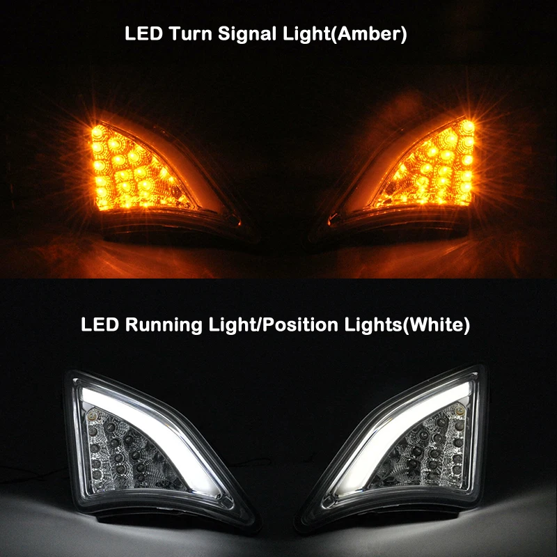Pre Toyota GT86 Scion FRS 2013-UP LED Kútik na čítanie Denných prevádzkových Svetlo Vôľa sa rozsvietia signál