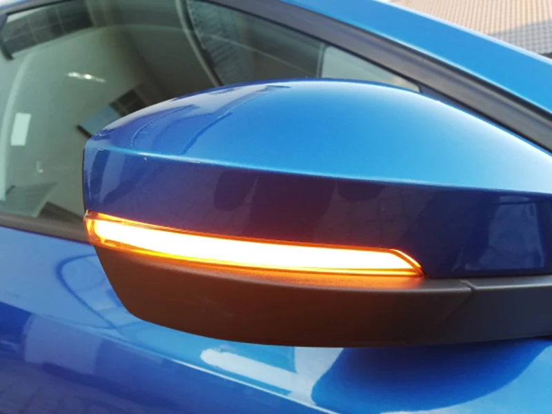 Pre W ŠKODA OCTAVIA T-ROC Dynamické Blinker LED Zase Signál Crystal Lampa Pre Volkswagen Bočné Zrkadlo Kryt Svetla 2017