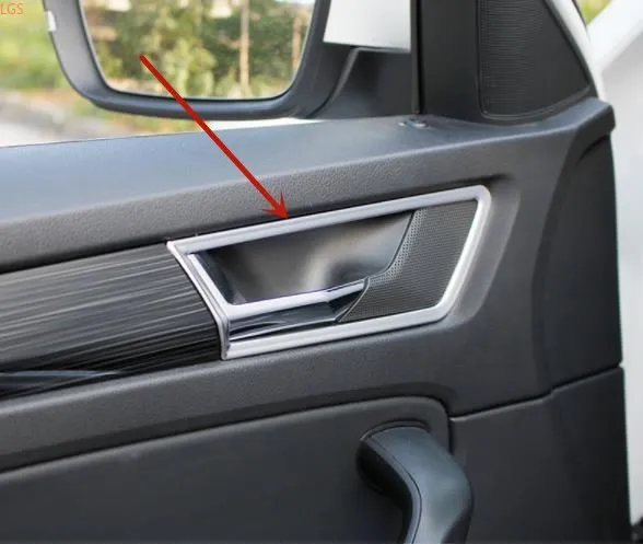 Pre Škoda Kodiaq 2017-2019 nehrdzavejúcej ocele Vnútorné dvere miska Vnútorné kľučky dekorácie rám Anti-scratch auto príslušenstvo