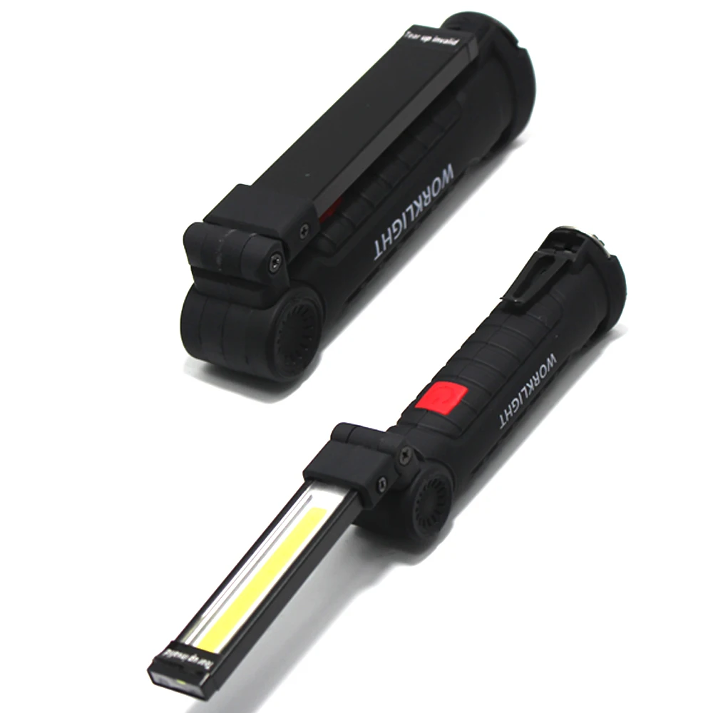 Prenosné 3-Režim KLASU Baterka Pochodeň USB Nabíjateľné LED Pracovné Svetlo Magnetické KLASU lanterna Závesné Svietidlo Pre Outdoor Camping