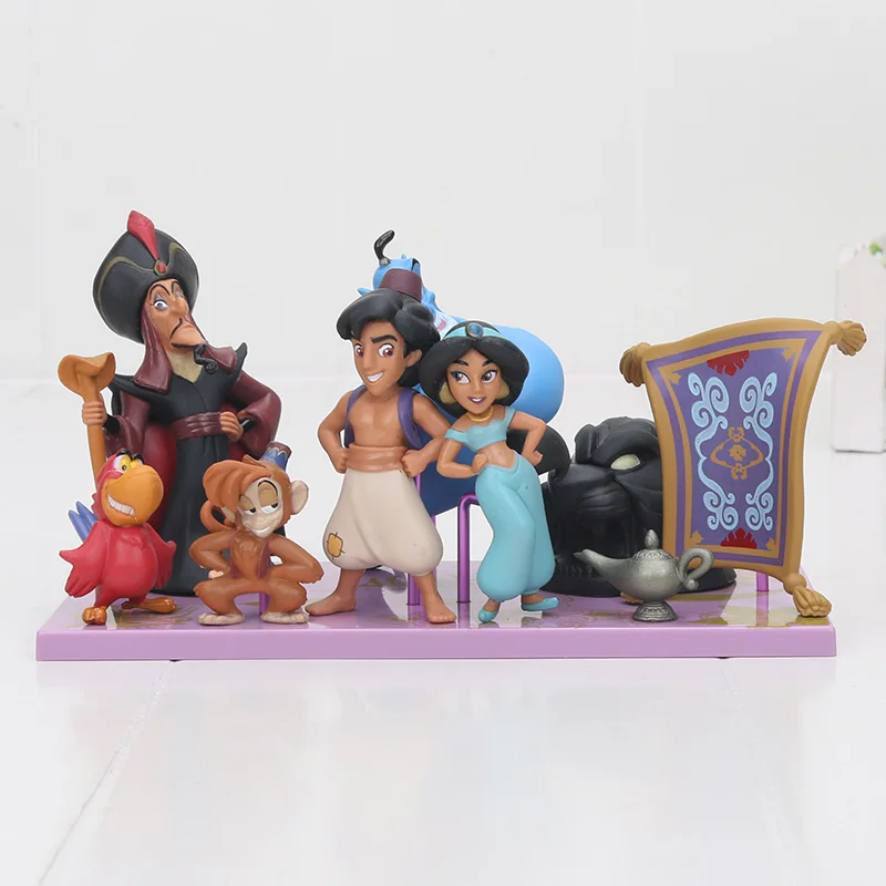 Princezná obrázok hračky Zlé Opice Tiger Aladdin a Jeho Lampa PVC Akcie Obrázok Model Hračky Bábiky