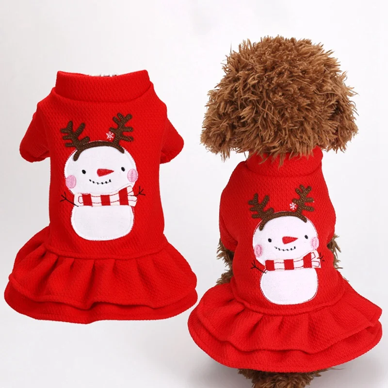 Psa Šaty Vianočné Oblečenie Pre Psy, Pár Tričko Šaty, Kostým Pes, Mačka Kabát Yorkshire Teriér Pet Oblečenie Pre Malé Psy A Mačky