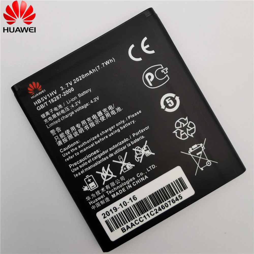 Pôvodné HB5V1/HB5V1HV 2020mAh Batériu Pre Huawei Ascend W1 Y300 Y300C Y541 Y500 Y511 T8833 U8833 W1-C00 Mobilný Telefón Batterie