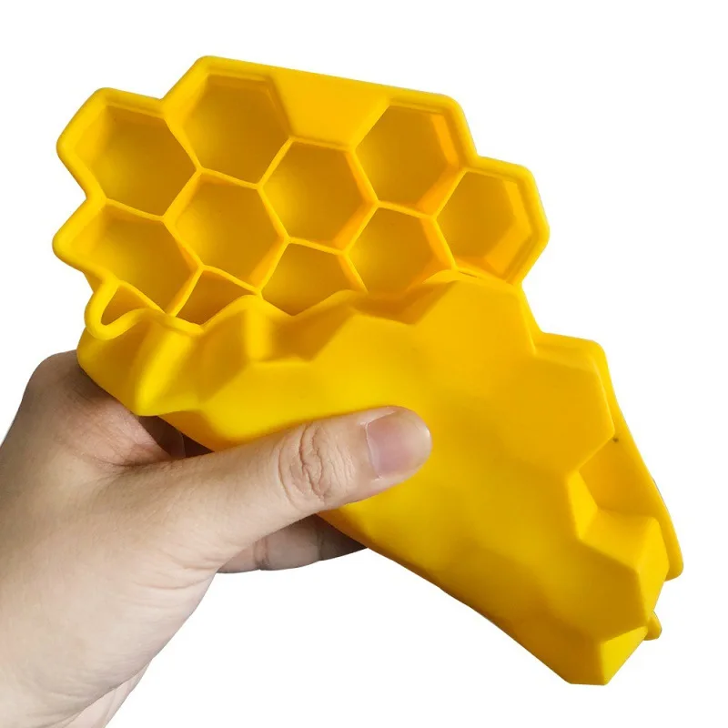 Pôvodné priamy predaj praskla 37-grid honeycomb silikónové ice mriežky silikónové honeycomb ice mriežky ľadovej ploche jednoduché uvoľnenie