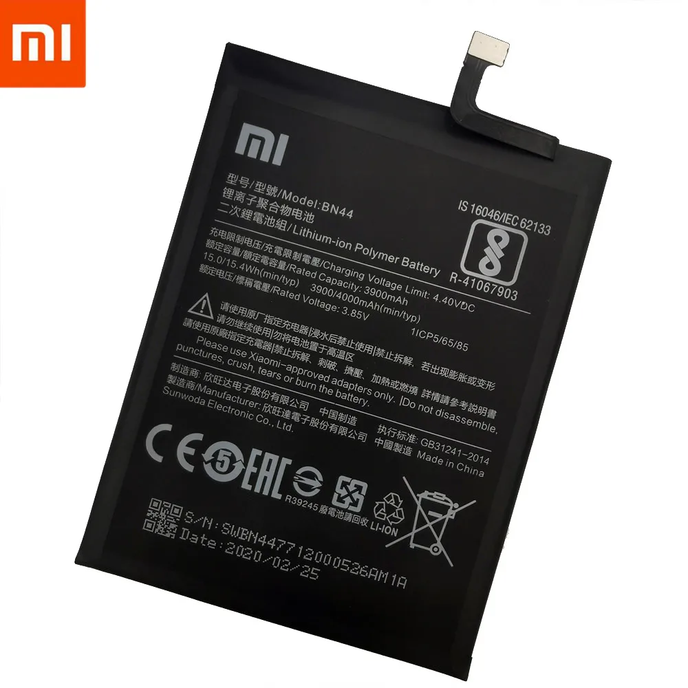 Pôvodný Xiao Redmi 5 Plus Batérie BN44 4000mAh pre Xiao Redmi 5 Plus Vysoko Kvalitné BN44 Náhradné Batérie Telefónu+Bezplatné Nástroje