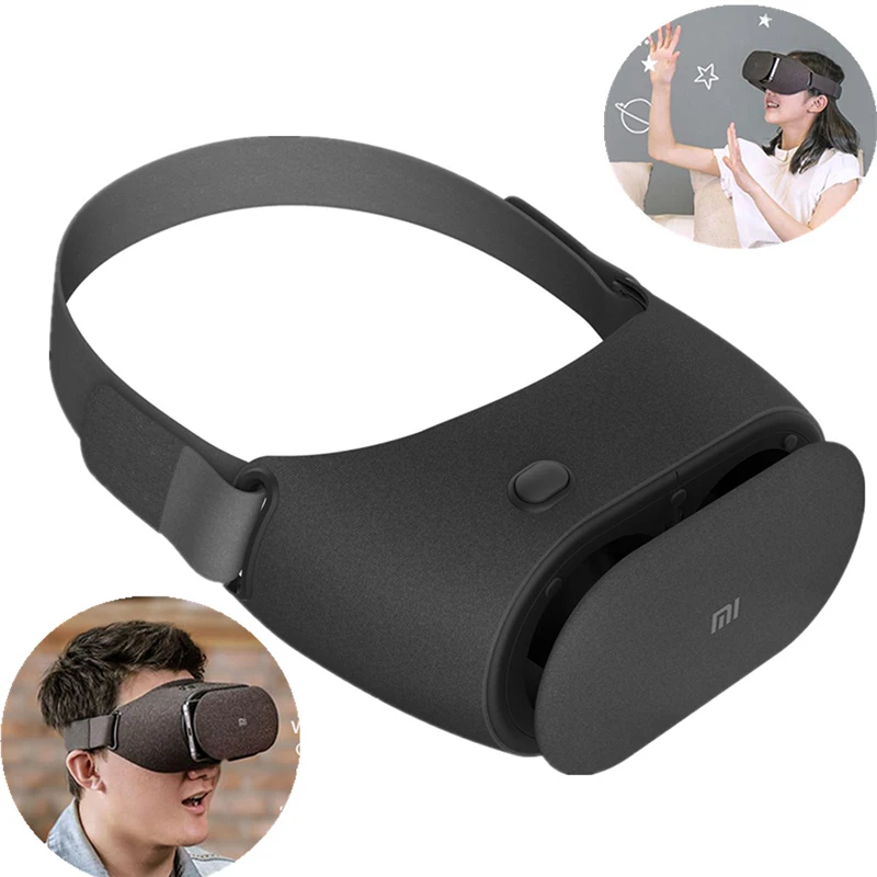 Pôvodný Xiao VR Hrať 2 Virtuálnej Reality 3D Okuliare Headset Xiao Mi VR Play2 S Kino Herný ovládač pre 4.7 - 5.7 Telefón