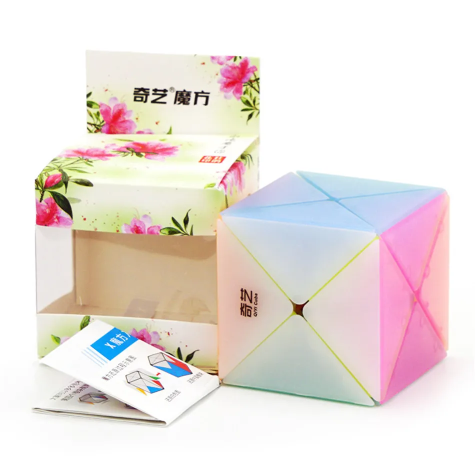 Qiyi X Kocka 2x2x2 X-tvarované magic cube qiyi X rýchlosť kocka 2x2 Divné-tvar puzzle, kocky, Hračky