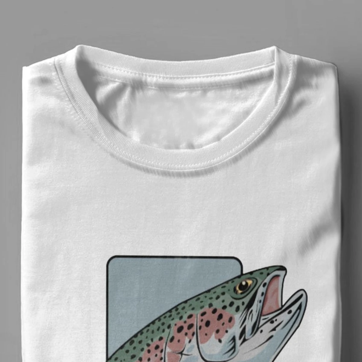 Rastúce Pstruh Tshirts Mužov Bavlna Funny T-Shirts Kolo Krku Ryby Zábavné Rybár Tee Tričko Šaty Plus Veľkosť