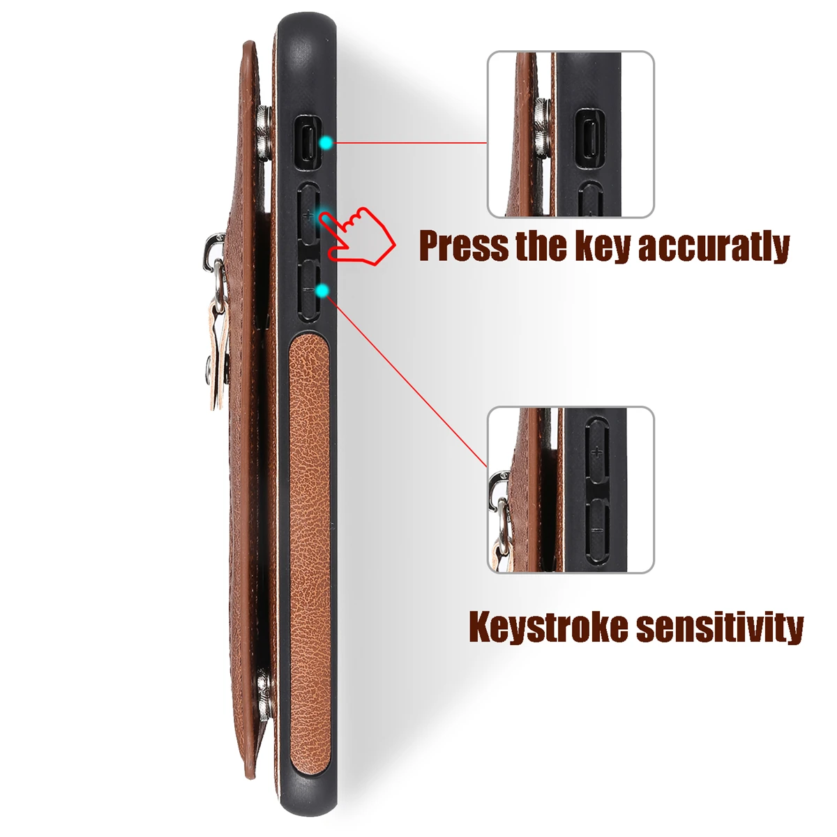 Retro Zips púzdra Pre iPhone 8 7 6 6 Plus puzdro pre iPhone X XS MAX XR Multi Držiteľov Karty kožené Peňaženky Kryt Telefónu Capinhas
