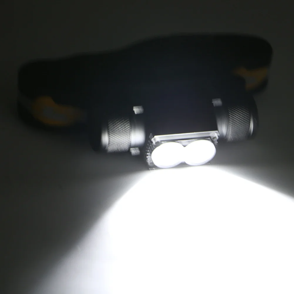 Sanyi D25 XM-L2 LED Mini Svetlometu Svetlomet 6-Režim Nabíjania cez USB 18650 Baterka Camping Lov Čelnej Hlavy Svietidla Baterky Lampy