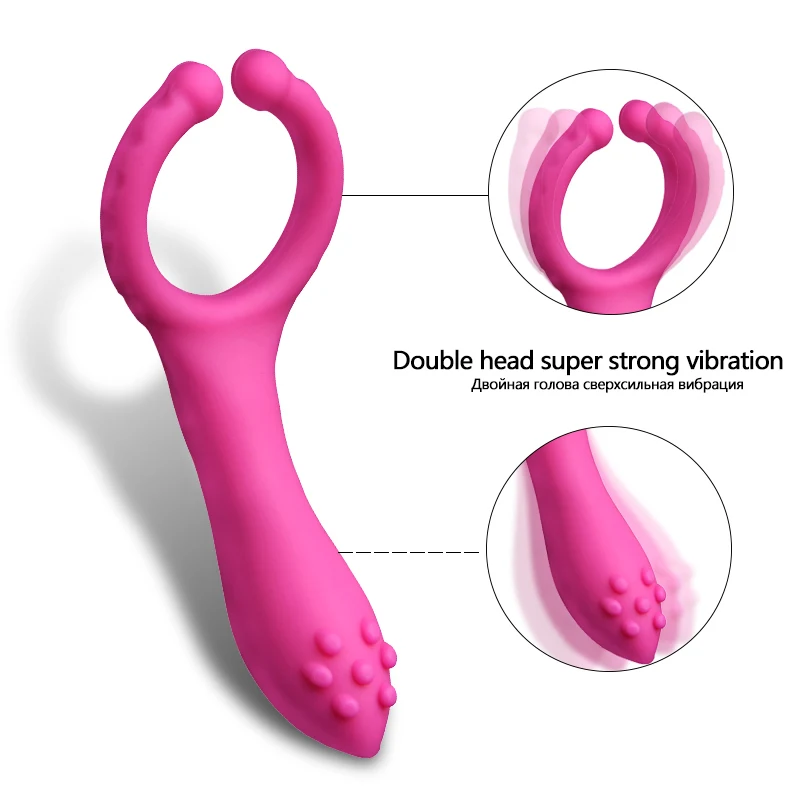 Sex Cockrings Vibrátor G-spot Vibrátory Silikónové Masáž Prostaty Vibrácií Klitorisu Klip Penis stimulátor sexuálne hračky pre Mužov, Ženy