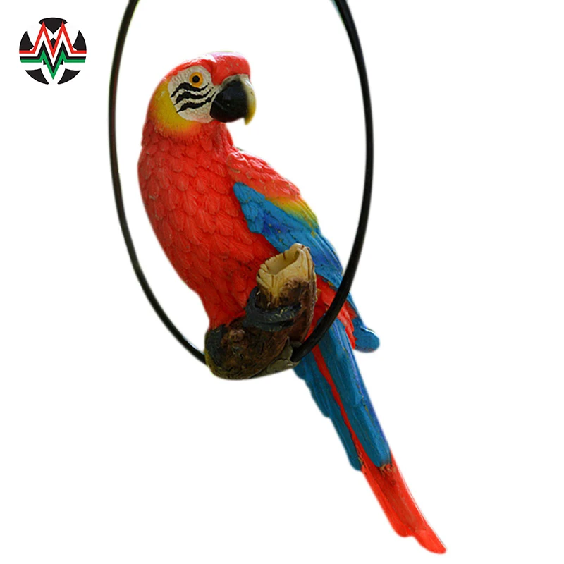 Simulácia Živice Papagáj Domáce Dekorácie, Remeselné Tvorivé Zvierat, Vtákov, Model Garden a Svadobné Dekorácie, Darčekové Zvierat, Vtákov