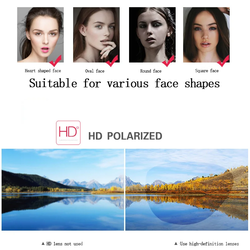 Slnečné okuliare pre ženy móda 2021 Námestie nadrozmerné Dekoratívne PC UV400 Vodiča black ružové Okuliare Ryža nechty