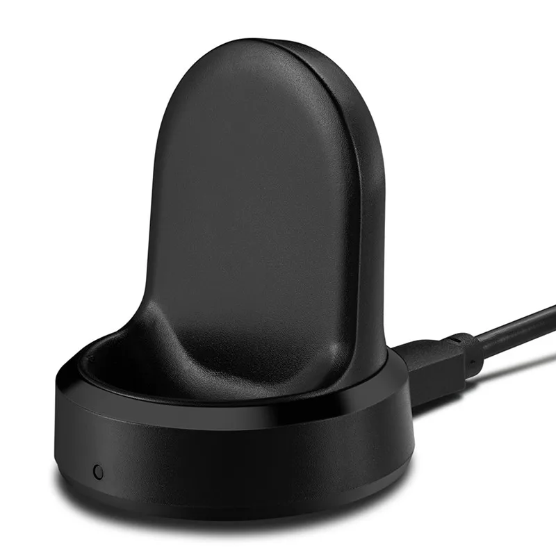 Smart Hodinky Bezdrôtová Nabíjačka pre Samsung Výstroj S3 5V / 500mA Čierna Príslušenstvo Nabíjačka Nabíja Základňu S Micro USB Kábel