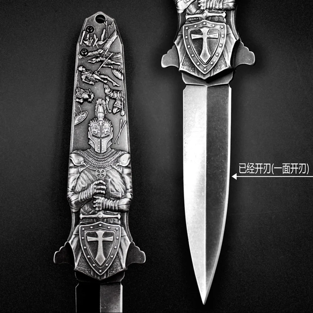 SOVA OD007 Skladací Nôž Vlastné Lov Ručné 8Cr13MoV 59HRC Čepeľ camping nôž vonkajšie nehrdzavejúcej ocele nože