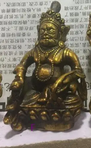 Starožitný ruky Tibetskej buddha Bódhisattva Bronzovú Sochu Budhu Dekorácie, výška 7 cm