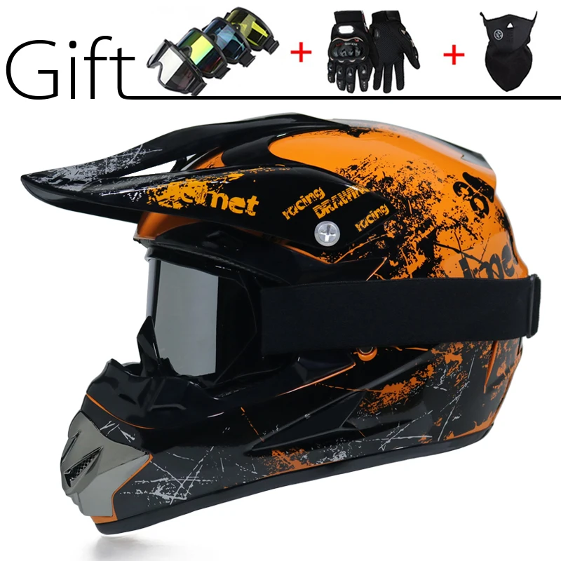 Super motocykle cross country helmu, BICYKEL vstupnej masky, tri darčeky zdarma a vysokým design, motocyklové prilby