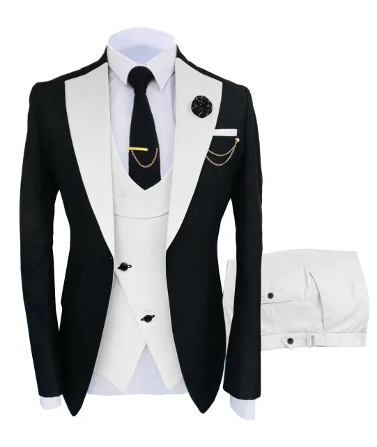 SZMANLIZI 2021 Svetlo Sivá Business Strana Formálne Muži Obleky Burgundsko Vesta Nohavice 3 Kus na Zákazku Nevesty Svadobné Tuxedos Pre Mužov