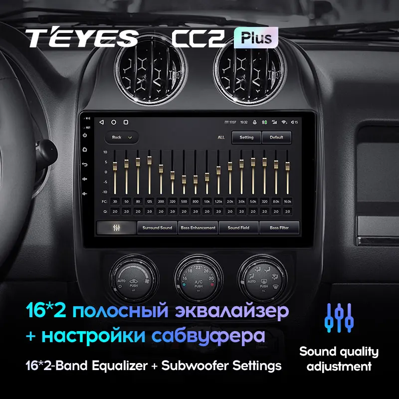 TEYES CC2L KK2 Plus Pre Jeep Compass 1 MK 2009 - Auto Rádio Multimediálny Prehrávač Videa Navigácie GPS Android Č 2din 2 din dvd
