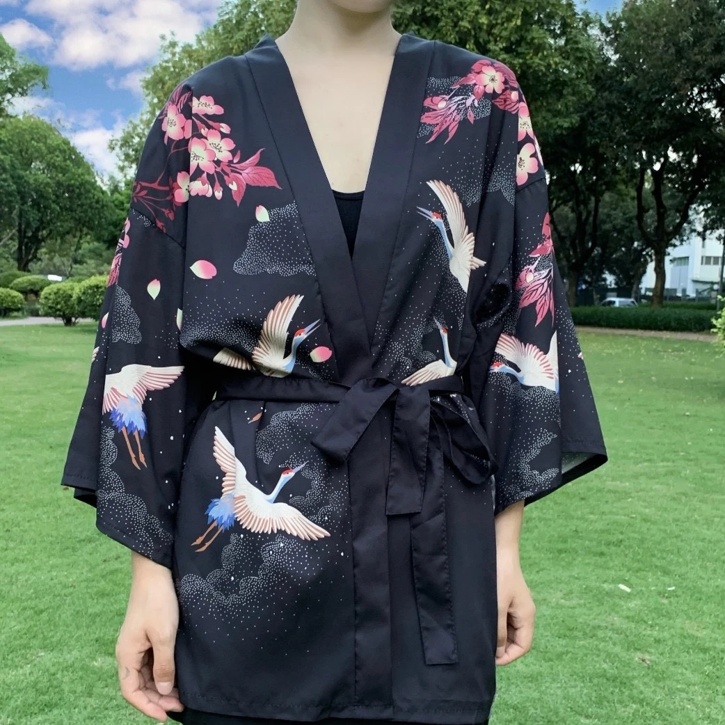 Tradičné Kimono Cardigan Samuraj Kostým Oblečenie Kimono Bunda Pánske Plážové Kimono Žena Yukata Tenké Voľné Ázijské Streetwear