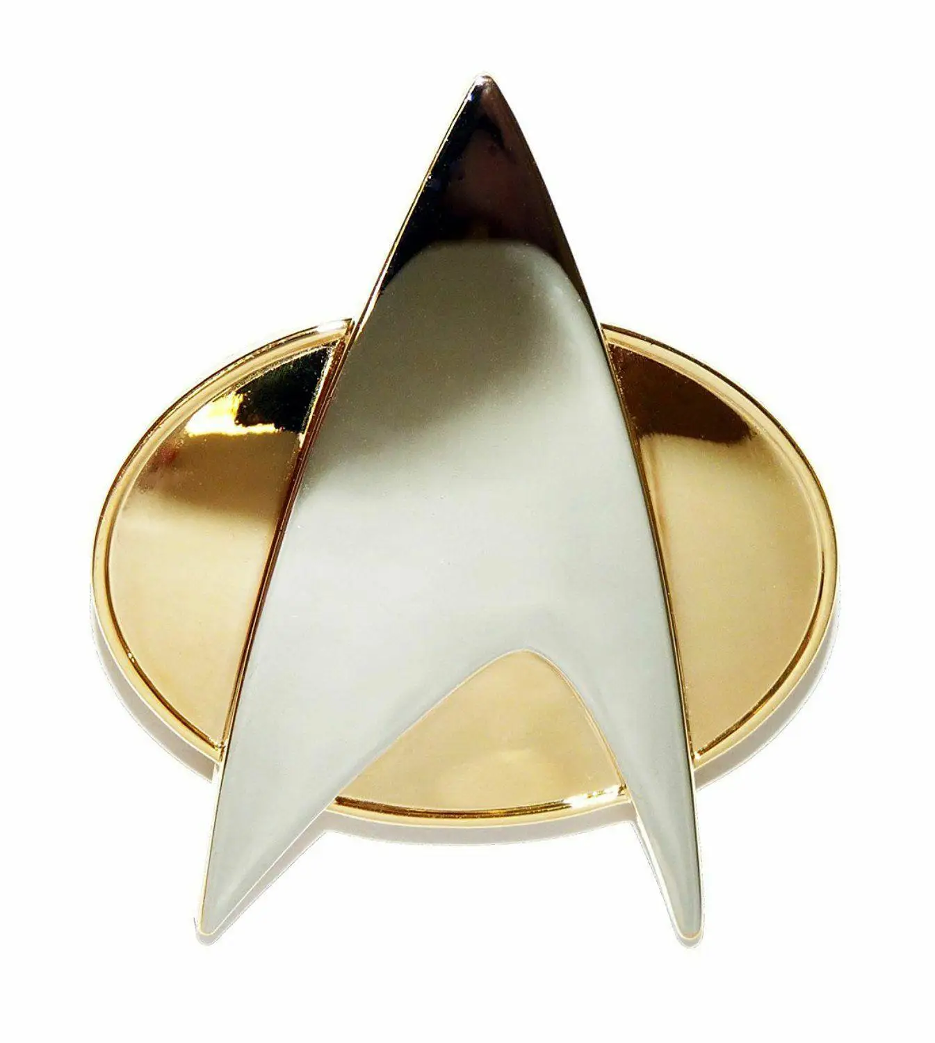 Trek Cosplay Star TNG Voyager DS-9 Cosplay Hviezdne Brošňa Odznak Communicator Pin Box Halloween Karneval Prop Príslušenstvo