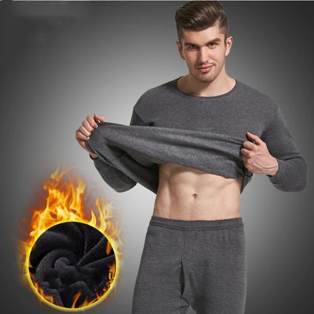 Udržať v Teple Mužov Underwears Odolať -50°C Termálnou Bielizeň Long Johns Pre Mužov Zimné Hrubé Termo Bielizeň Sady Undershirts