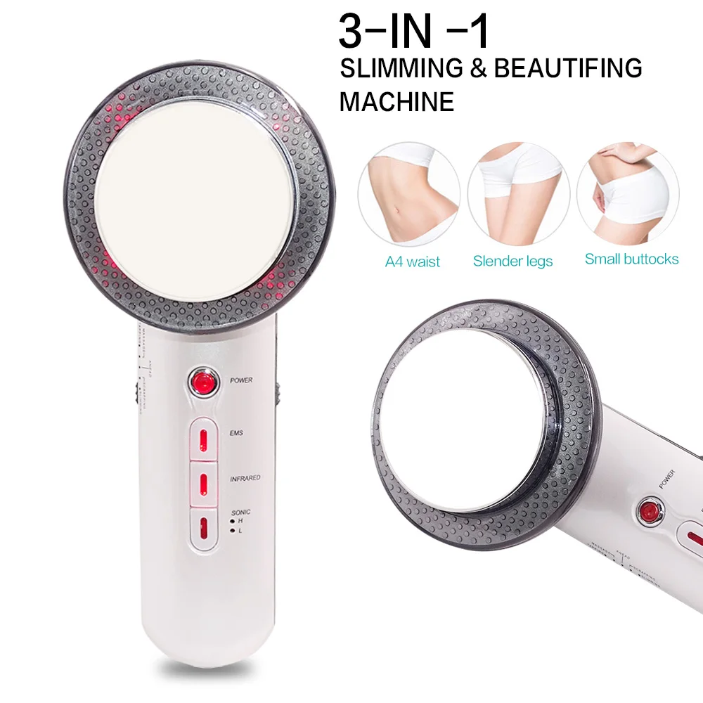 Ultrazvukový Kavitačný Telo, prípravkov na Chudnutie, Stroj 3 V 1 EMS Masér pre Arm Nohu Masážny Prístroj Beauty Anti Celulitídy Face Lifting